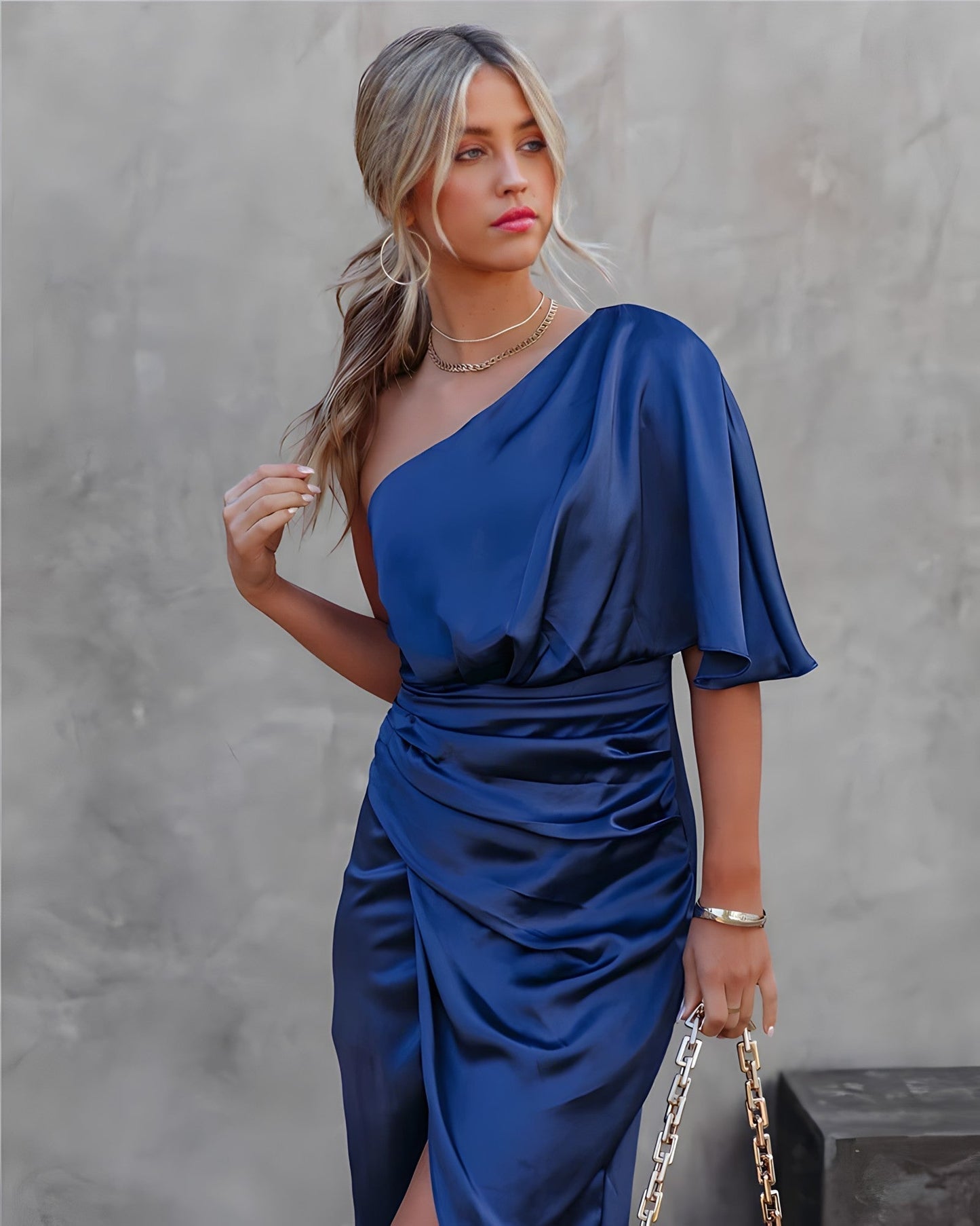 Maya® | Elegant Silk Party Dress