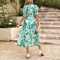 Adela® | V-Neck Midi Dress