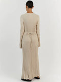 Diana® | Knitted dress with lacing