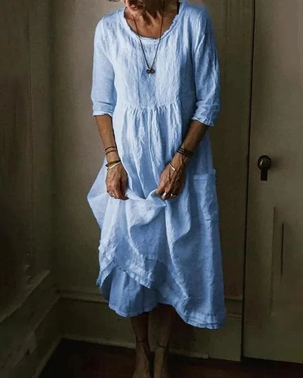 Eugenia® | Oversized Women'S Linen And Cotton Dress