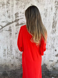 Teresa® | Elegant women's V-neck maxi dress