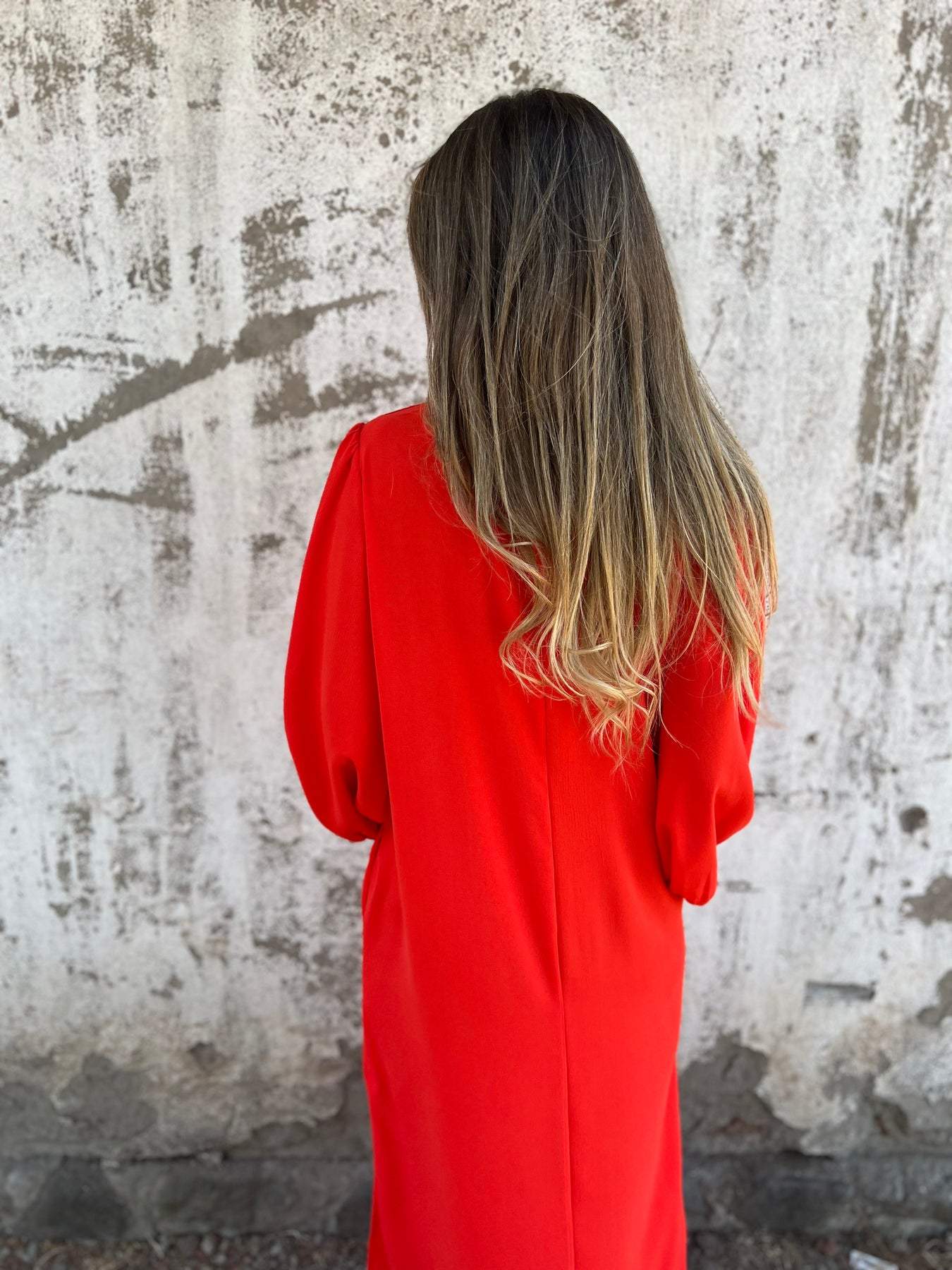 Teresa® | Elegant women's V-neck maxi dress