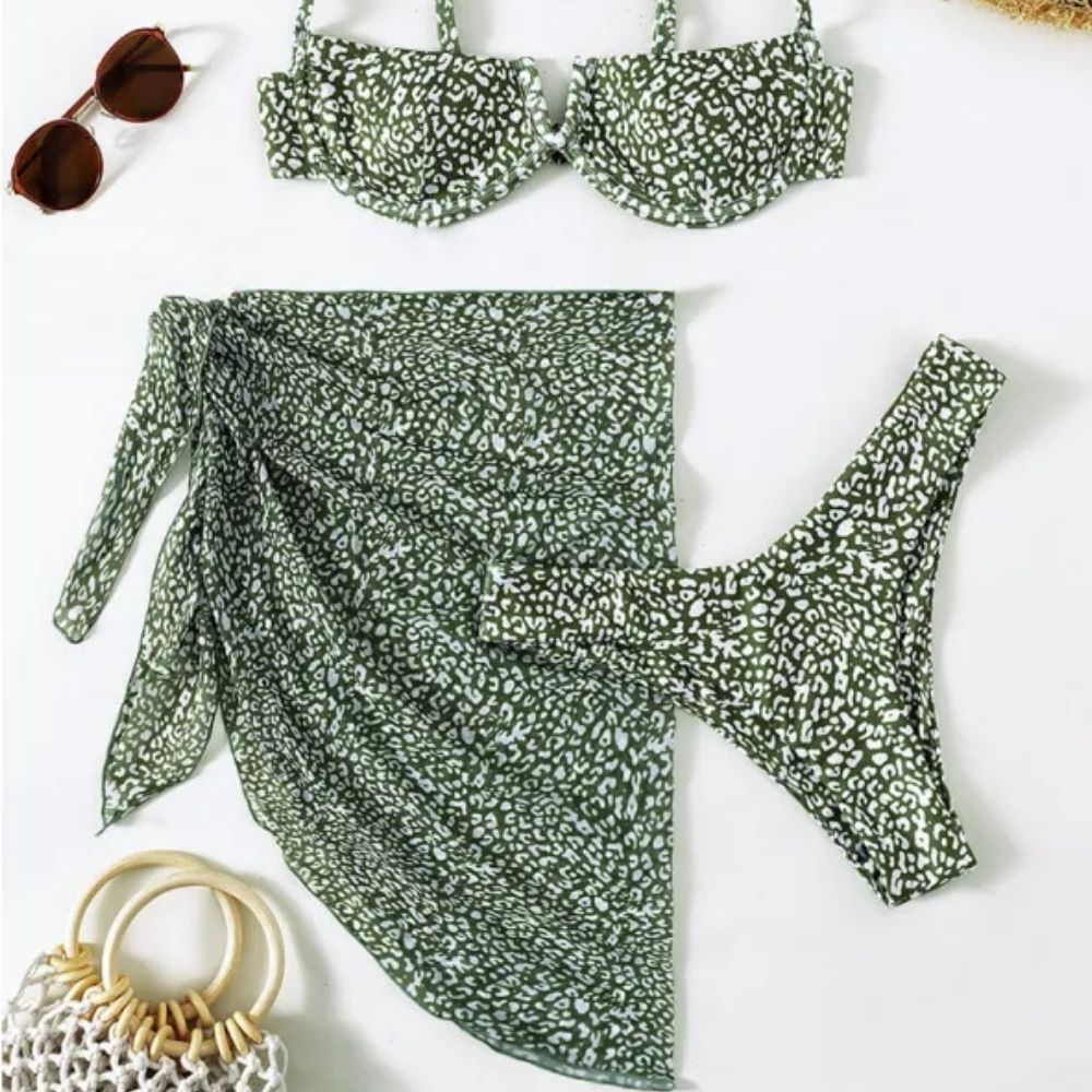 Sienna | Floral Bikini & Cover-Up Dress Set
