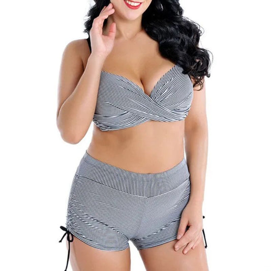 Skye | Plus-Size High-Waisted Pants Bikini