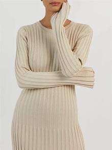 Diana® | Knitted dress with lacing