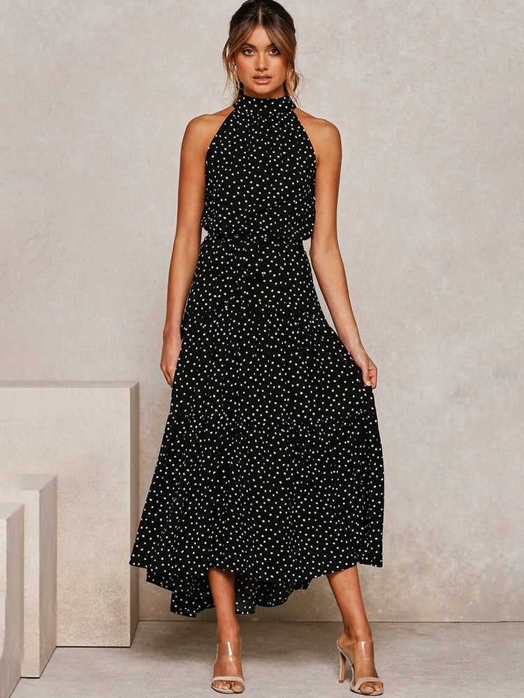 Adriana® | Summer Dress With Polka Dot Print Shine Into Summer