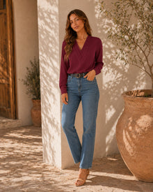 Seraphina Long Sleeve Office Blouse