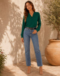 Seraphina Long Sleeve Office Blouse