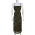 Bianca® | Vintage floral lace dress with sheer overlay
