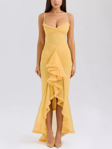 Nora® | Maxi Dress With Spaghetti Straps And Ruffles
