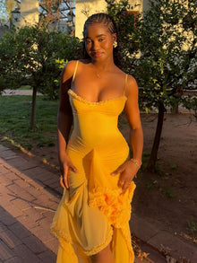 Nora® | Maxi Dress With Spaghetti Straps And Ruffles