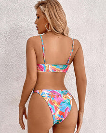 Crisanta® | Tropical Floral Print Bikini