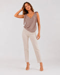 Vivienne Bowknot Tie Up Tank Tops
