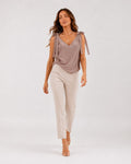 Vivienne Bowknot Tie Up Tank Tops