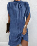 Charlotte® | Women'S Batwing Sleeve Dress Lightweight, Elegant, And Versatile Fabric