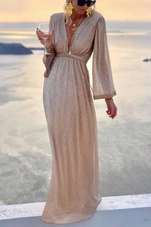 Romina® | Twinkle And Shine bell sleeve cocktail party dress