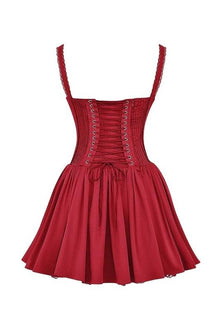 Rosa® | Lace Corset Mini Puff Dress