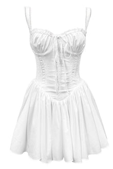 Rosa® | Lace Corset Mini Puff Dress