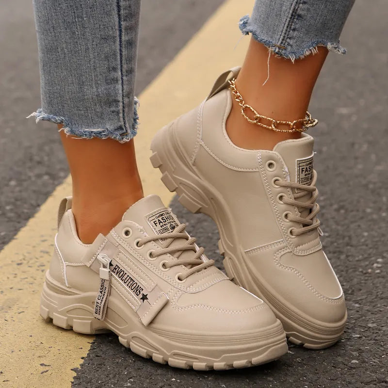 Giselle | Women’s Side-Zipper Sport Shoes
