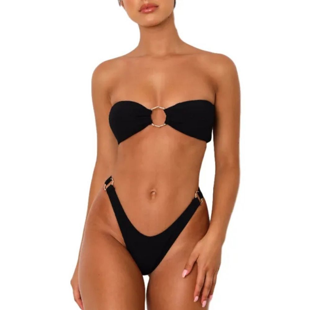 Aveline | Women Trendy Bikini with Back Buckle Detail