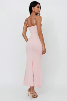 Leonor® | Midi dress with floral embroidery and laces