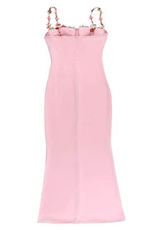 Leonor® | Midi dress with floral embroidery and laces