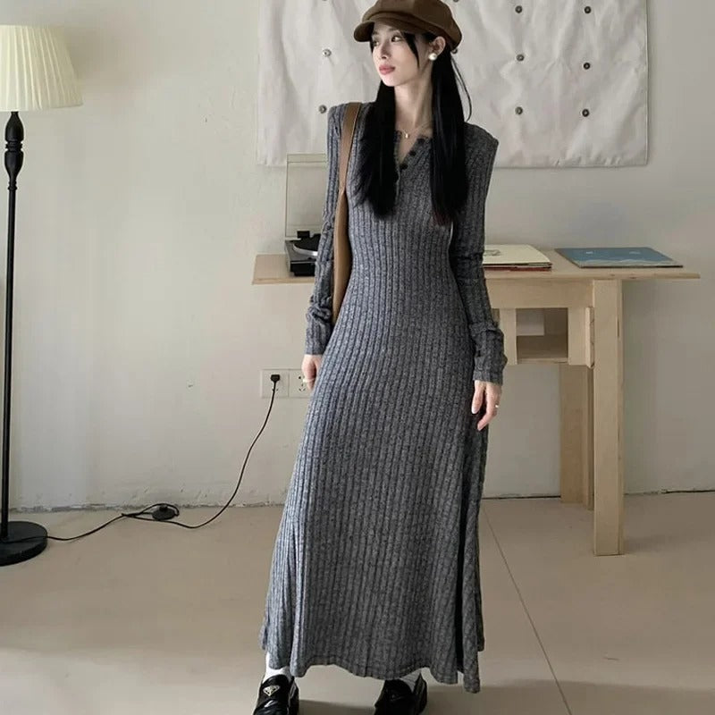 Teresa® | Elegant vintage knit dress for women