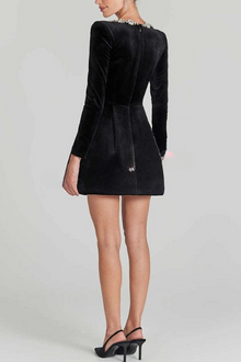 Elisa® | Elegant Midi Dress With Puff Sleeves And Belt