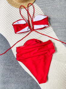 Yuna® | Bikini With Halter Neck And Floral Detail