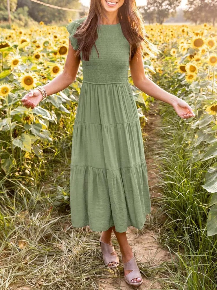 Tracy® | Refined Belly-Covering Dress