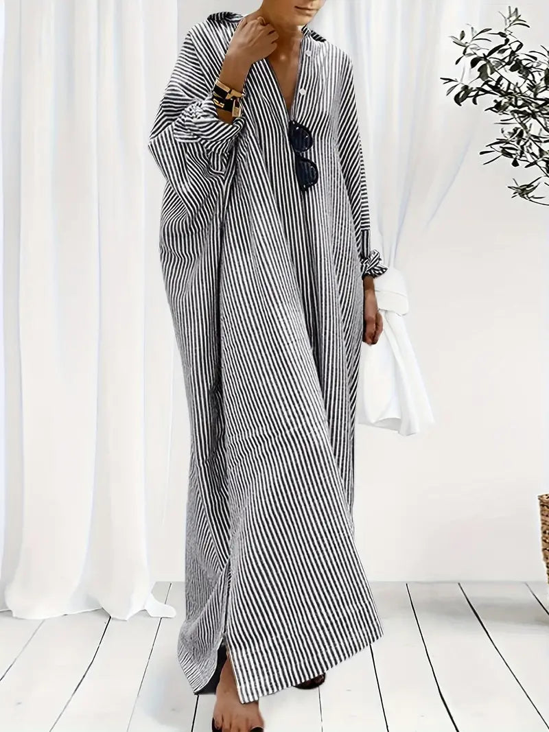 Gisela® | Striped maxi dress for women