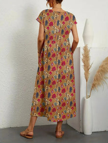 Nicole® | Long Cotton Summer Dress, Elegant And Comfortable
