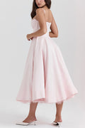 Lorraine® | Strapless V-neck sleeveless tutu maxi dress