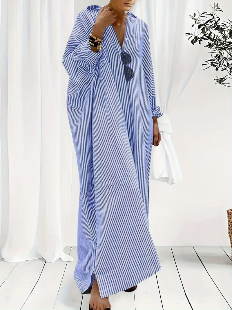 Gisela® | Striped maxi dress for women