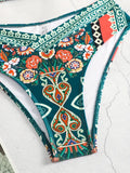 Letizia® | Bohemian Bikini Set With Crisscross Straps