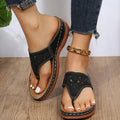 Sienna | Women’s Clip-Toe Wedge Sandals