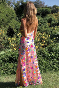 Alba® | Backless Maxi Dress With Sequin Embroidery