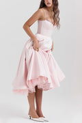 Lorraine® | Strapless V-neck sleeveless tutu maxi dress