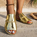 Alina | Women’s Fish Mouth Flat Sandals