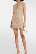 Petra® | Mini Tweed Dress With Gill Tweed Embellishment