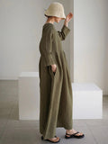 Isabel® | Loose linen dresses with side pockets