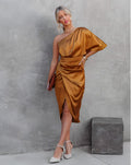 Maya® | Elegant Silk Party Dress