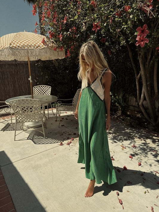 Maria | Lightweight V-Neck Maxi Dress