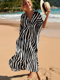Abigail® | Elegant And Lightweight Zebra Beach Dress For Summer