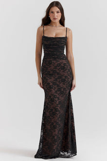 Autumn® | Elegant lace bodycon long dress for women
