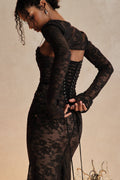 Autumn® | Elegant lace bodycon long dress for women