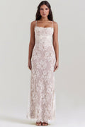 Autumn® | Elegant lace bodycon long dress for women