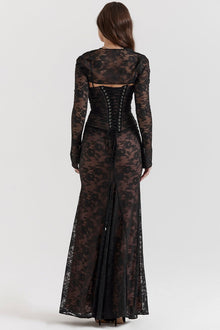 Autumn® | Elegant lace bodycon long dress for women