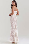 Autumn® | Elegant lace bodycon long dress for women