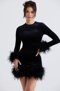 Lidia® | Women's velvet mini dress